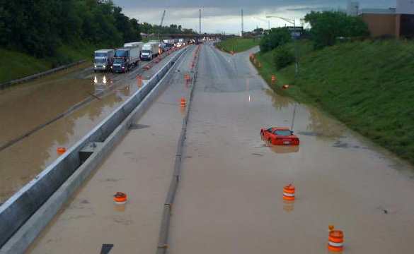 Milwaukee flood, July 22, 2010.. 